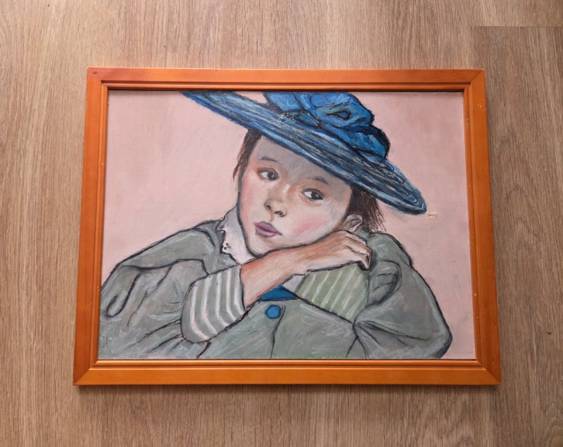 Dziewczynka w niebieskim kapeluszu kopia Wyspiańsk - 01 Dziewczynka w niebieskim kapeluszu kopia Wyspiańsk - 01