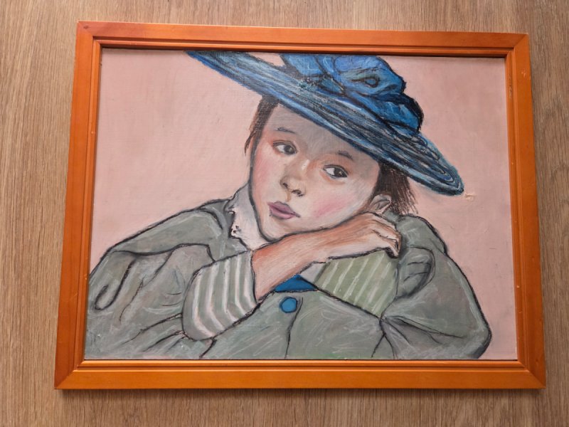 Dziewczynka w niebieskim kapeluszu kopia Wyspiańsk - 02 Dziewczynka w niebieskim kapeluszu kopia Wyspiańsk - 02