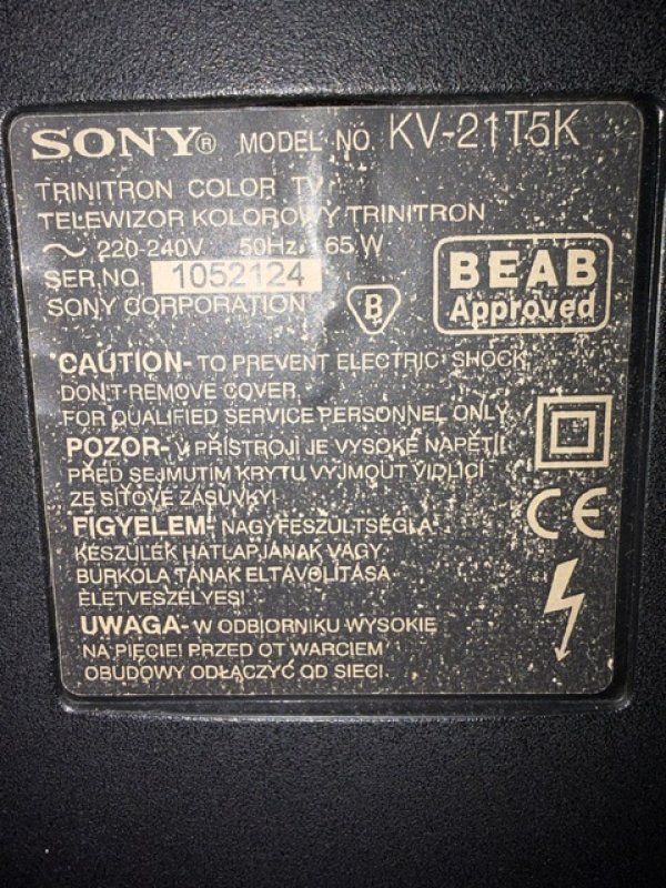 Telewizor Sony KV21T5K - 01 Telewizor Sony KV21T5K - 01