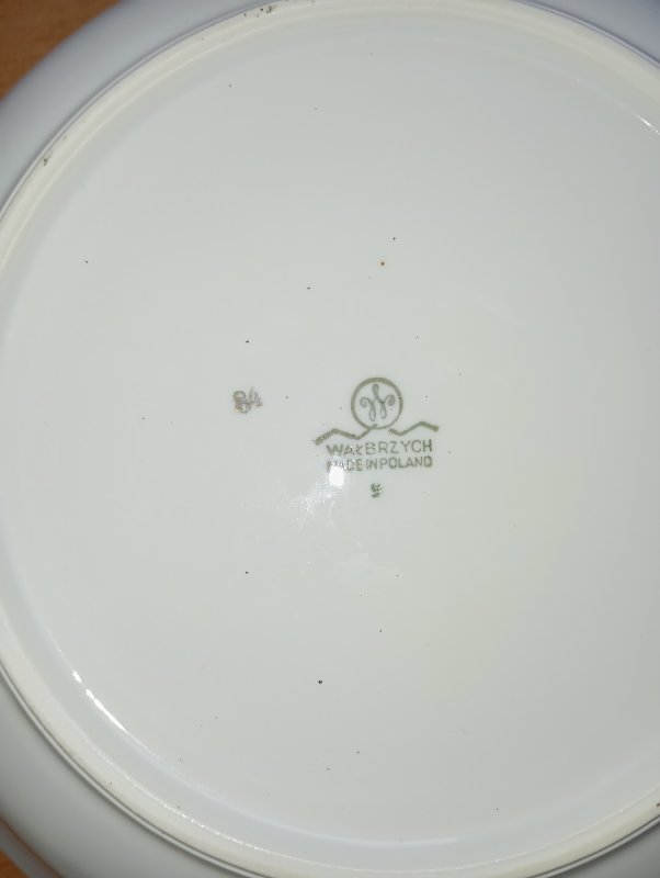 Misa porcelanowa z Wałbrzycha