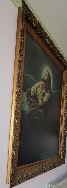 Obraz przedstawiający modlącego Jezusa