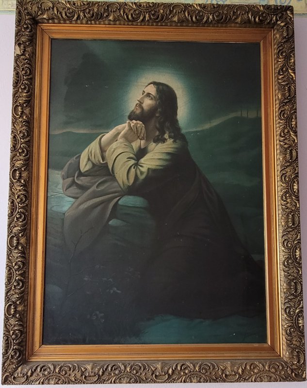 Obraz przedstawiający modlącego Jezusa - 01