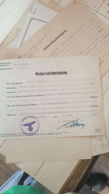 Ksiega chrztów ewangelistów taufen verzeichnis - 03