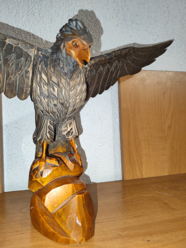 Drewniany orzeł produkcji ZSRR - 02