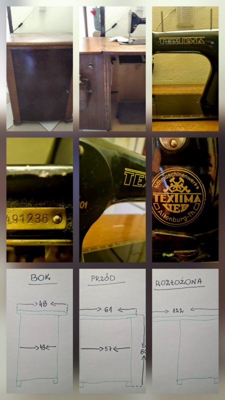 Maszyna do szycia meblowa firmy TEXTIMA NR24.91236