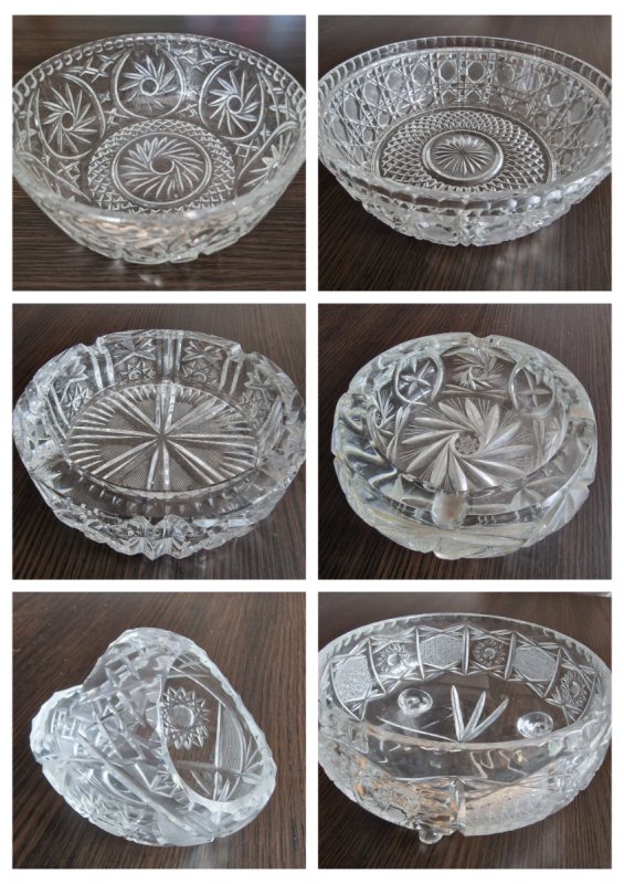 Kryształy PRL zestaw 15szt. - 01