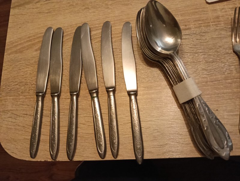 Sztućce rosyjskie jak na zdjęciu - 04