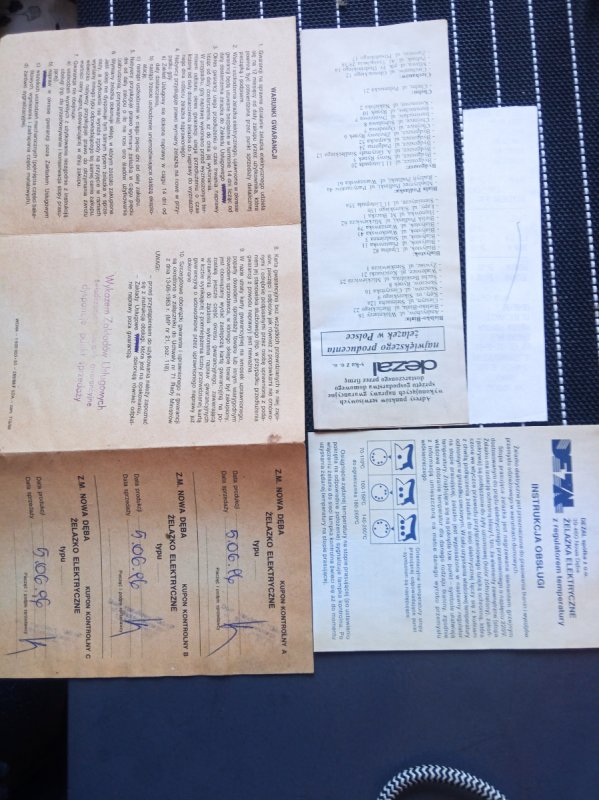 Żelazko dezal typ 276