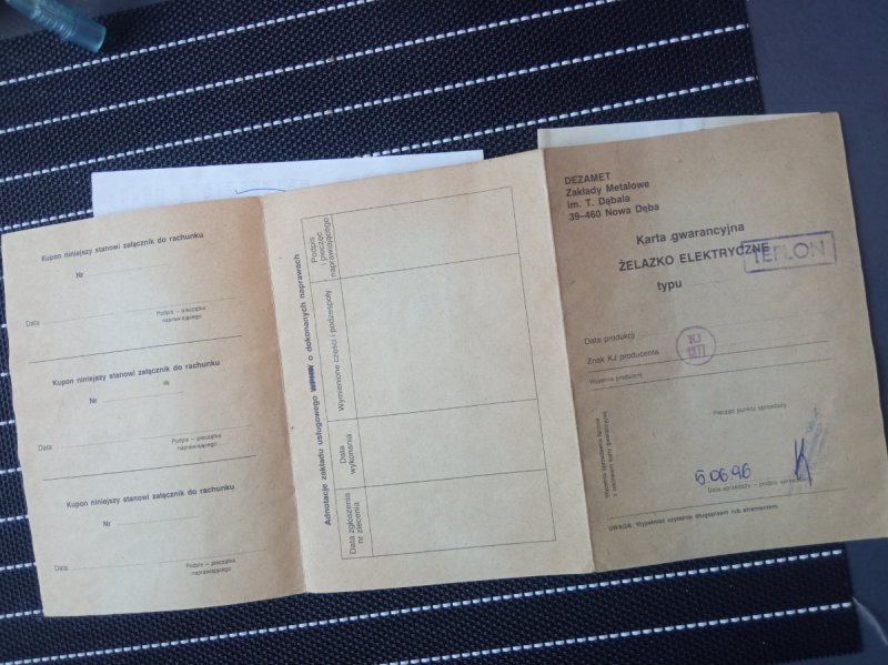 Żelazko dezal typ 276 - 03