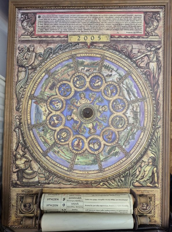 Kalendarz na 2005 rok wydawnictwa PERGAMENA