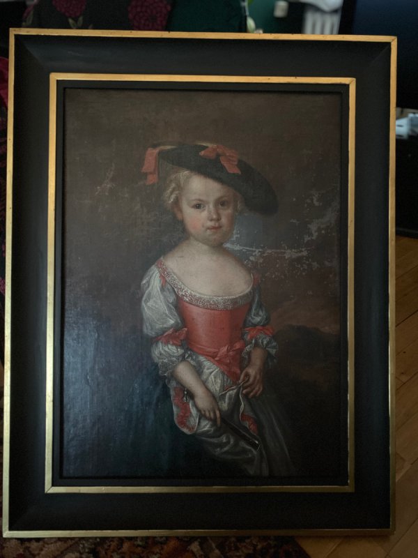 Obraz olejny 18 w. portret Teresy Niżychowskiej - 01