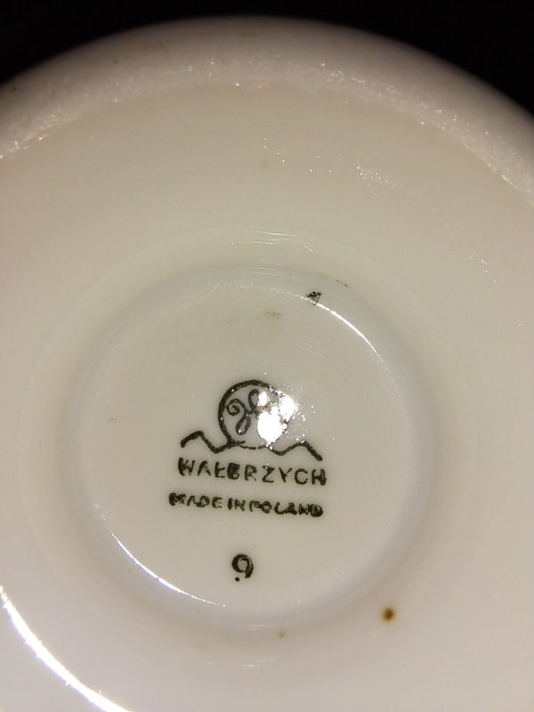 Zestaw kawowy porcelanowy z Wałbrzycha