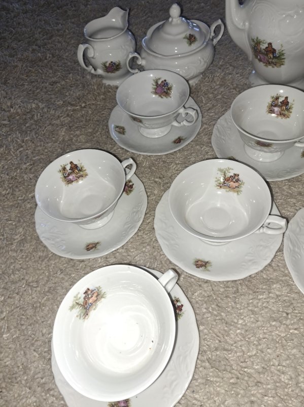 Zestaw kawowy porcelanowy z Wałbrzycha - 04