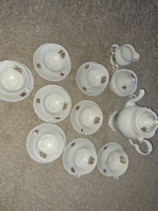 Zestaw kawowy porcelanowy z Wałbrzycha - 05