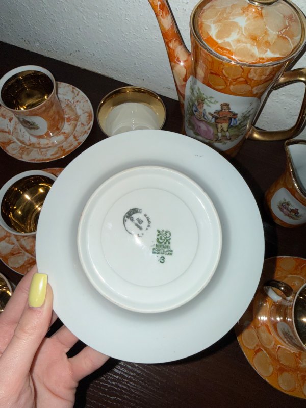 Serwis kawowy Porcelana Włocławek - 02