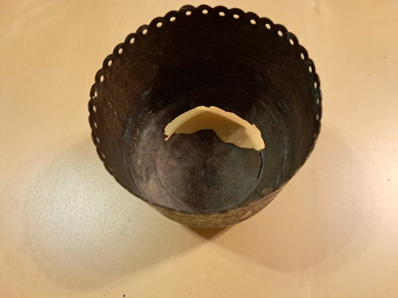 Unikatowe naczynie miedzianie