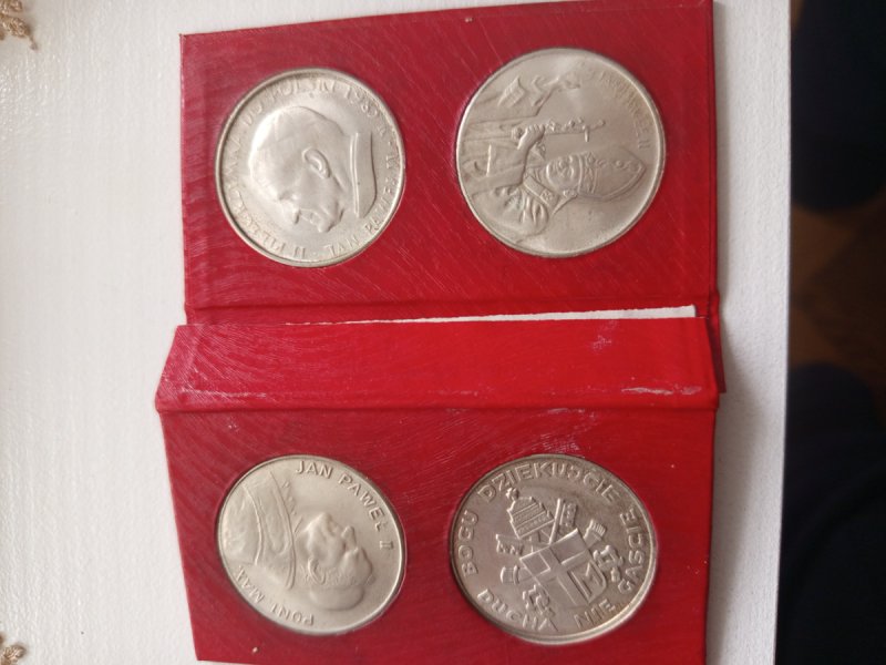 Komplet monet z pielgrzymki Jana Pawła II - 02