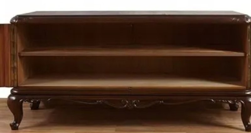 Komoda w stylu Ludwikowskim z lat 50 60 orzech - 01