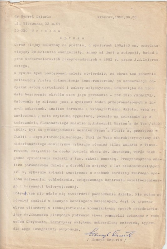 Obraz olejny na Płótnie Św Mateusz I Anioł 193x136 - 03