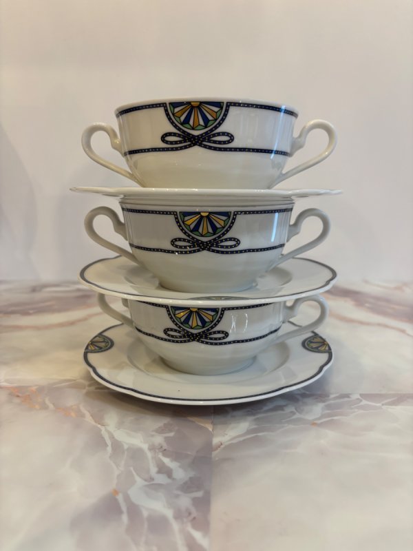 Bulionówki Rosenthal Classic Pearl China