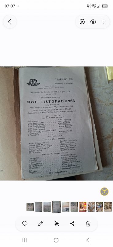 Lista Teatru Polskiego wraz z kroniką - 03