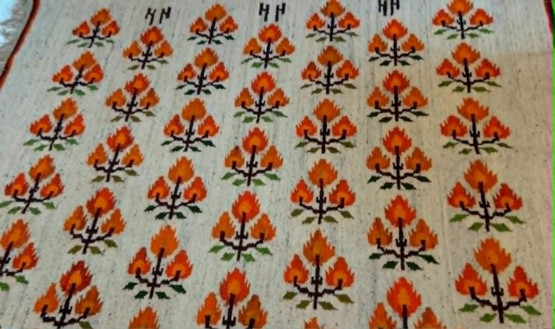 Kilim Róże Góralskie. Produkt z metką - 01
